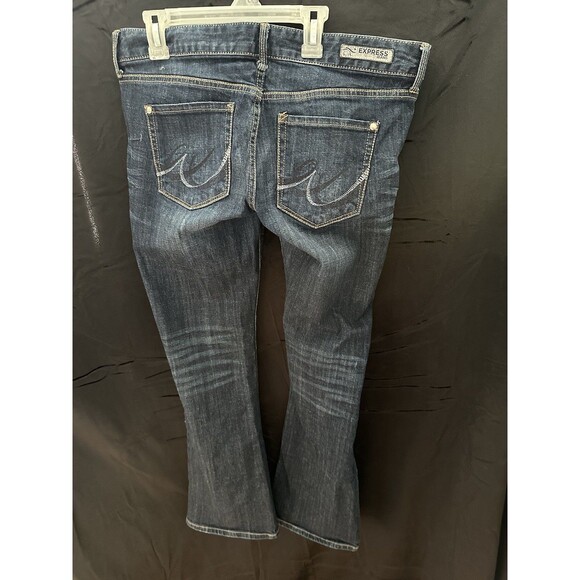 Express jeans Women Boot Stella Regular Fit Low Rise Cotton Blend Size 8s - Picture 6 of 6